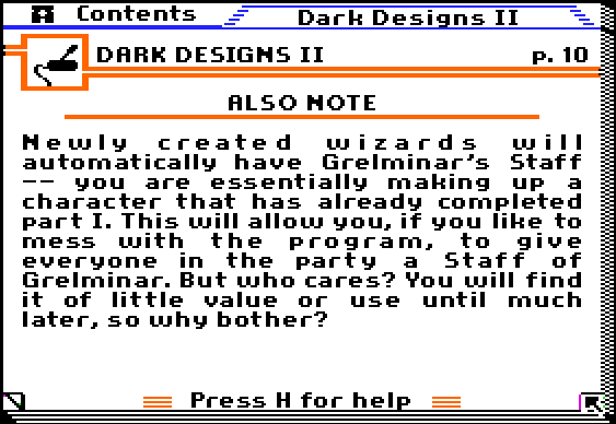 Dark Designs II: Closing the Gate -Manual10