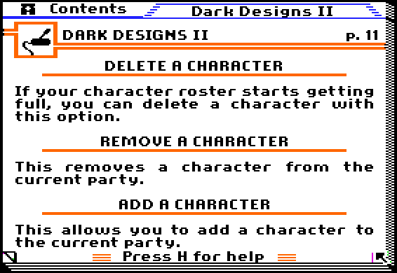 Dark Designs II: Closing the Gate -Manual11