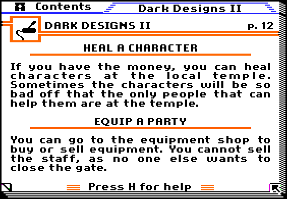 Dark Designs II: Closing the Gate -Manual12