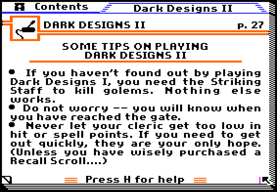 Dark Designs II: Closing the Gate -Manual27