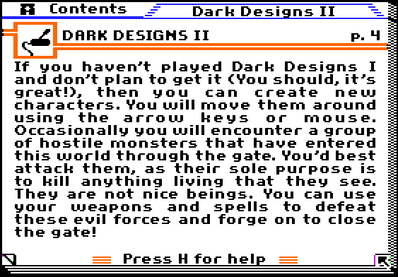 Dark Designs II: Closing the Gate -Manual4